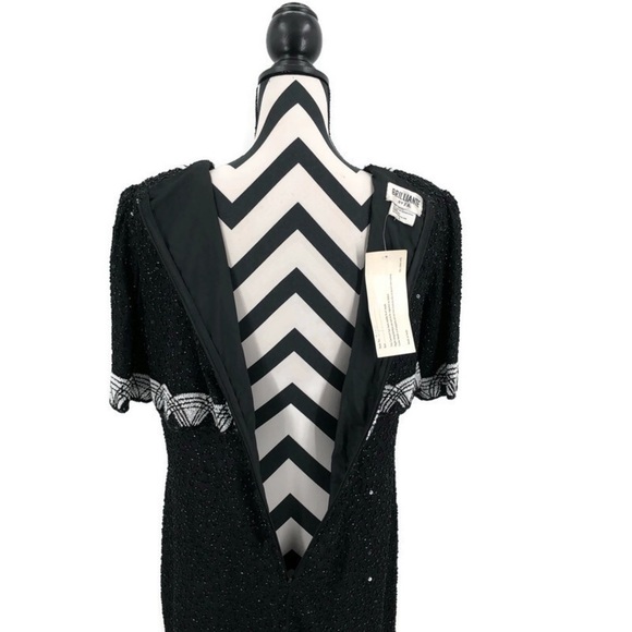 NWT Brilliante by J.A. Vintage Beaded Sequin Dress - Picture 9 of 12